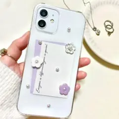 iPhoneケース スマホケース 花 韓国 ハンドメイド 人気 可愛い おしゃれ
