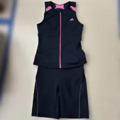 adidas セパレート水着 フィットネス ブラック ピンクのサムネイル