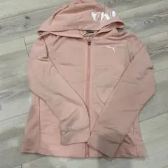PUMA ピンク フード付きパーカー　140