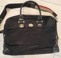 オロビアンコ　Orobianco　ビジネスバッグ ブラック 千鳥柄 A4対応