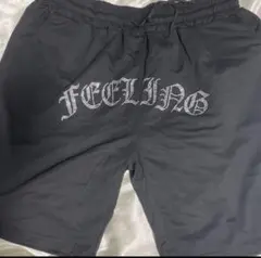 FEELING ラインストーン ショートパンツ ブラックのサムネイル