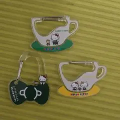 ハローキティ リボン型カラビナ　3個セット