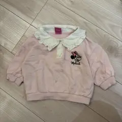 バースデイ　Disney ミニーマウス トレーナー ピンク　襟あり