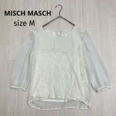 MISCH MASCH ミッシュマッシュ レース 7分袖 シャツ ブラウス M