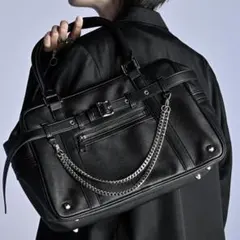 welise×犬飼京 バッグ 新品未使用 合成皮革 大容量 多収納 ブラック