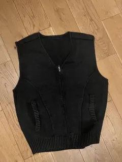 WASHED KNIT VEST