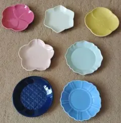 金麦☆花やか皿☆1〜7月の7枚セット