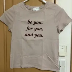 JILL by JILLSTUART メッセージプリント ベージュ Tシャツのサムネイル
