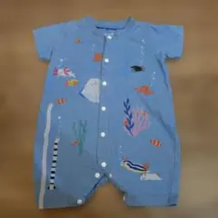 graniph めんだこ ロンパース 70cmのサムネイル