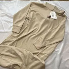 KANGOL KIDS ワンピース ベージュ 130 パーカー　フード