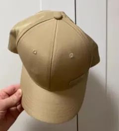 ベージュ ポリエステル ベースボールキャップ