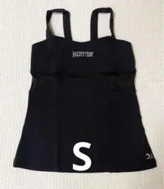 シースルー　タンクトップ　黒　ジャザサイズ　Sサイズ　jazzercise