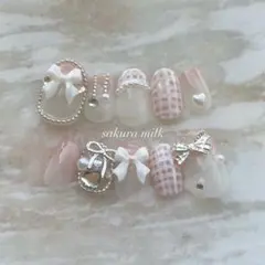 フレンチガーリー ネイルチップ