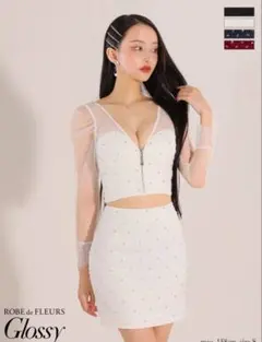 Robe de Fleurs ホワイト ナイトドレス Sサイズ