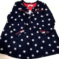 ミキハウス　ダブルビー ワンピ 90