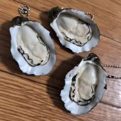 新品 タグ無し リアル生牡蠣　キーホルダー　3個セット