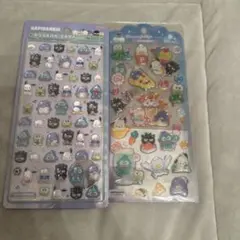 正規品 サンリオ はぴだんぶい ボンボンドロップシール　ドロップジュエリーシール