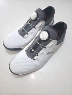 PUMA ゴルフシューズ ホワイト/グレー　BOA