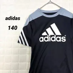 adidas アディダス Tシャツ 140 キッズ 子供 クライマイト ブラック