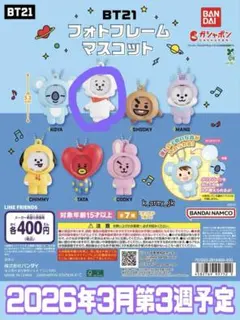 BT21 フォトフレームマスコット RJ