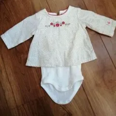 PETIT BATEAU　刺繍　カットソー