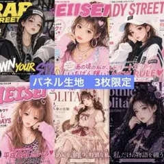 パネル生地　ファッション雑誌の表紙　　（おまとめ値引き有り）　3枚限定