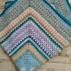 変わりグラニーブランケット　約80cm✕80cm♪