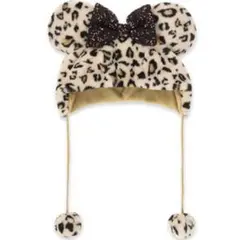 【新品】ミニー ヒョウ柄 ファンキャップ ベージュフリー 東京ディズニーリゾート