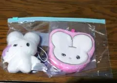 しりみみうさぎ マスコットとフェイスポーチ　2点セット