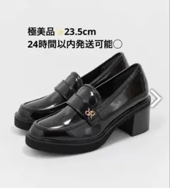 極美品✨RANDA モノグラムパーツボリュームソールローファー ランダ　厚底