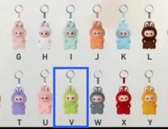 ラブブ新作☆イニシャル『V』☆POP MART PIN FOR LOVE