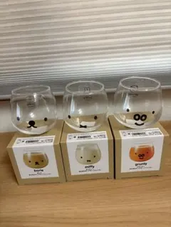 ミッフィー miffyゆらゆらグラス 3個セット