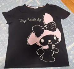My Melody マイメロディ Tシャツ ブラック 3Lのサムネイル