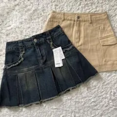 Tonny様 専用 WEGO デニムプリーツスカート　2枚セット