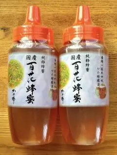 【2個セット】国産　百花蜂蜜　500g ハチミツ 純粋はちみつ ハニーのサムネイル