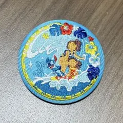 Disney Characters 刺繍缶バッジ ディズニー スティッチ リロ