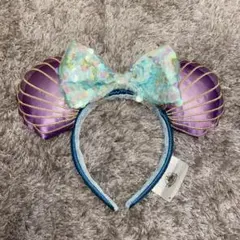 【ディズニーカチューシャ】 アリエル カチューシャ スパンコール