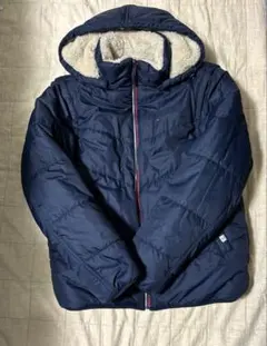 トミーヒルフィガー　リバーシブル　ボアジャケット　M