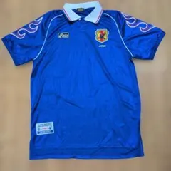 月始め特価❗️日本代表 ユニフォーム　1998フランスW杯　炎モデルのサムネイル