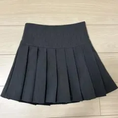 WEGO プリーツミニスカート グレー