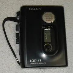 良品：TCM-47 Sony ソニー カセットテープレコーダー、電池付のサムネイル