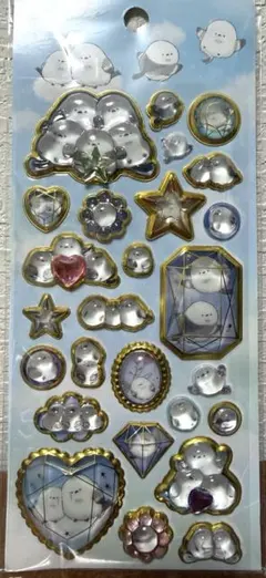 【海外正規品】ボンボンドロップシール/シマエナガ