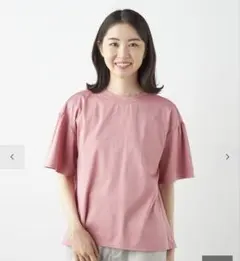 エレメントオブシンプルライフ レディース 半袖カットソー ピンク