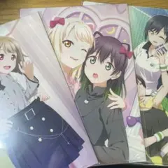 ラブライブ！虹ヶ咲学園　オンラインくじ　 クリアファイル　3セット