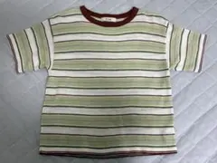 El mar マルチボーダー 半袖ニット Tシャツ