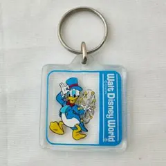 ディズニー 当時物 ドナルド キーホルダー レトロ (ディズニーワールド)