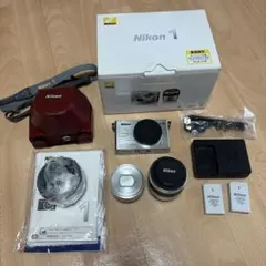 Nikon 1 J4 ダブルズームキット 別売りカメラカバー、追加バッテリー