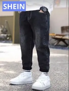 SHEIN シーイン　ボーイズ　ジーンズ　デニムパンツ　8歳用