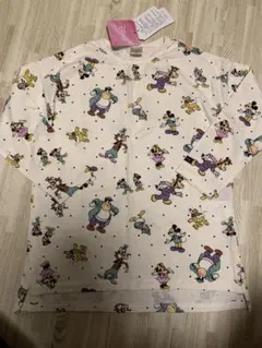 新品♡フタフタミッキー総柄ロンT
