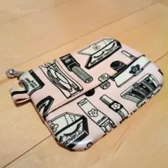 MARY QUANT マリークヮント ポーチ ピンク コスメ柄
